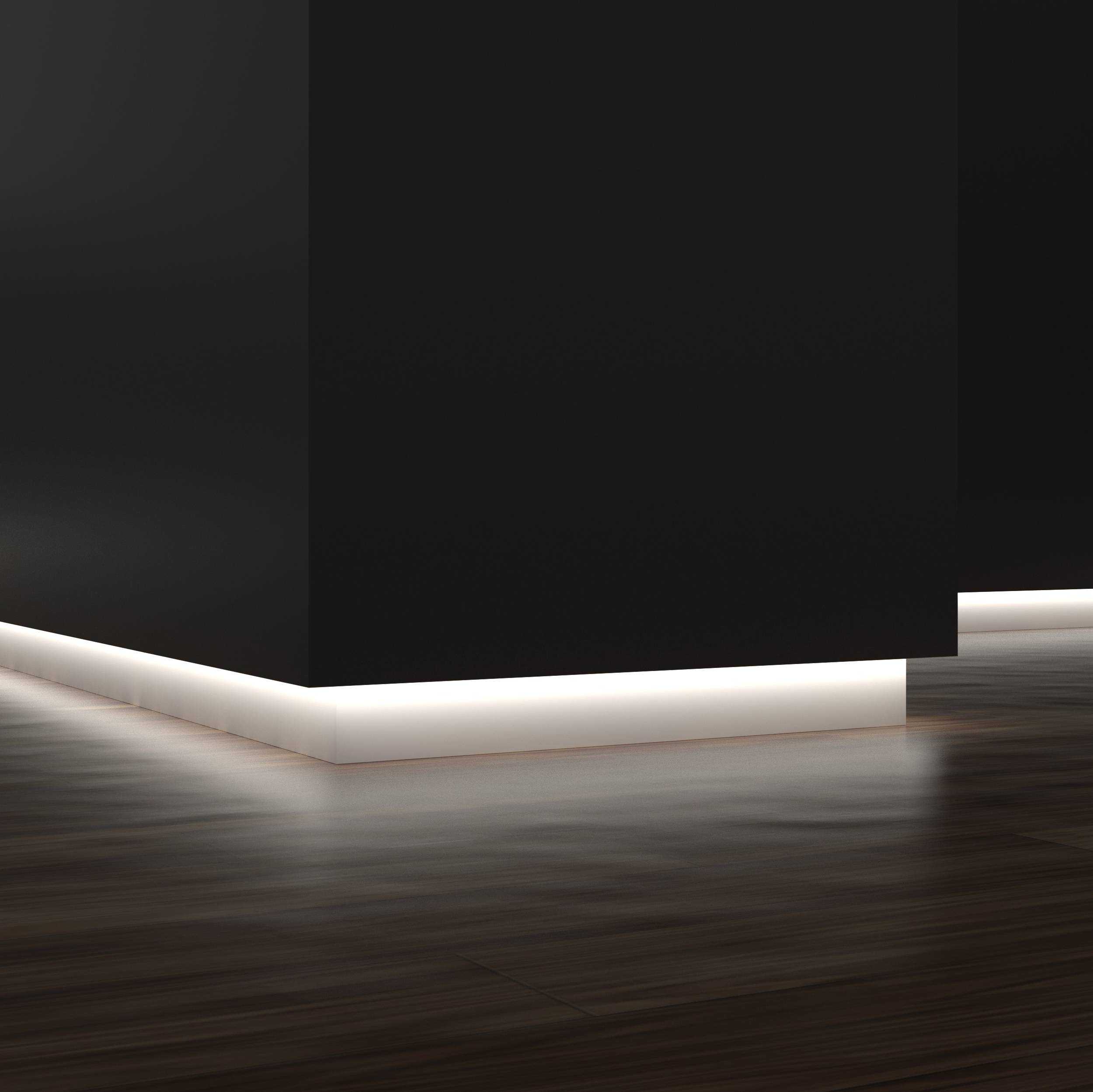 Алюминиевый теневой профиль Волшебная палочка Серебро