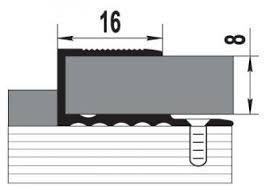 Профиль окантовочный ПК 05.2700.058 Бетон сильвер